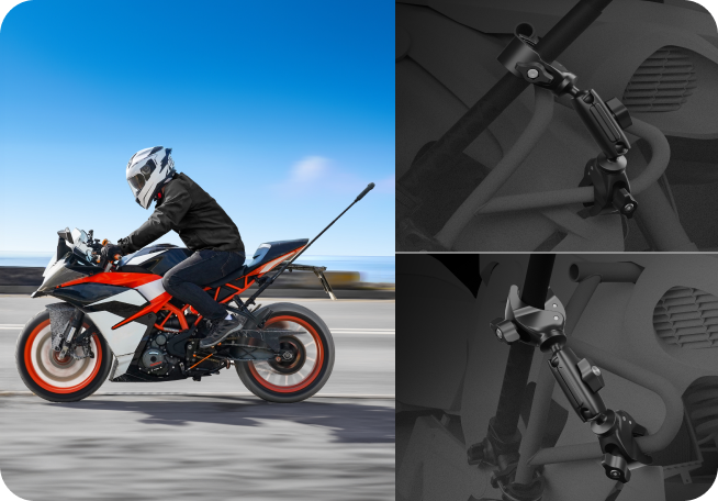 バイク用自撮り棒サポートクランプを購入する - Insta360 ストア